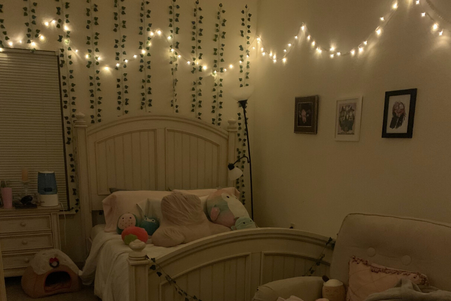 college apartment bedroom