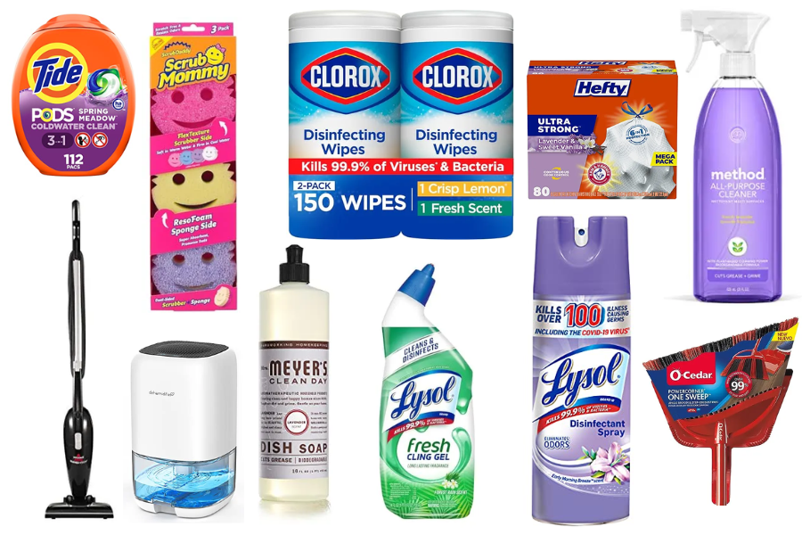 dorm room cleaning supplies