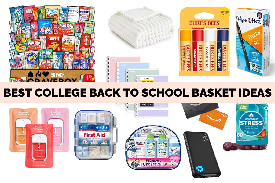 college back to school basket