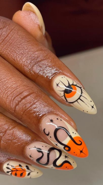 spooky nails ideas