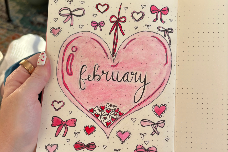 february bullet journal
