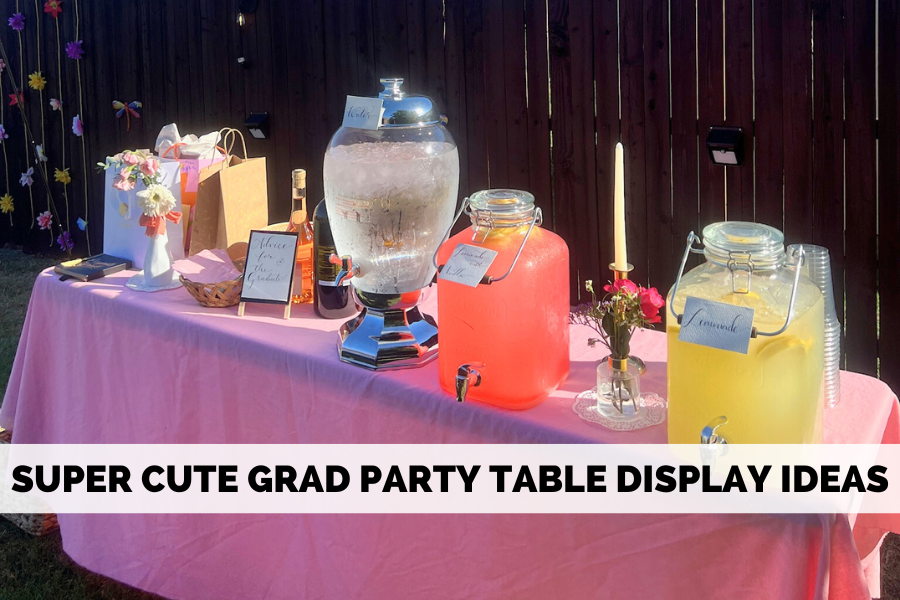 grad party table display