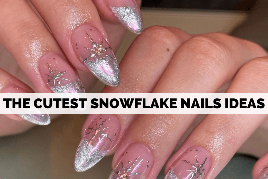 snowflake nails