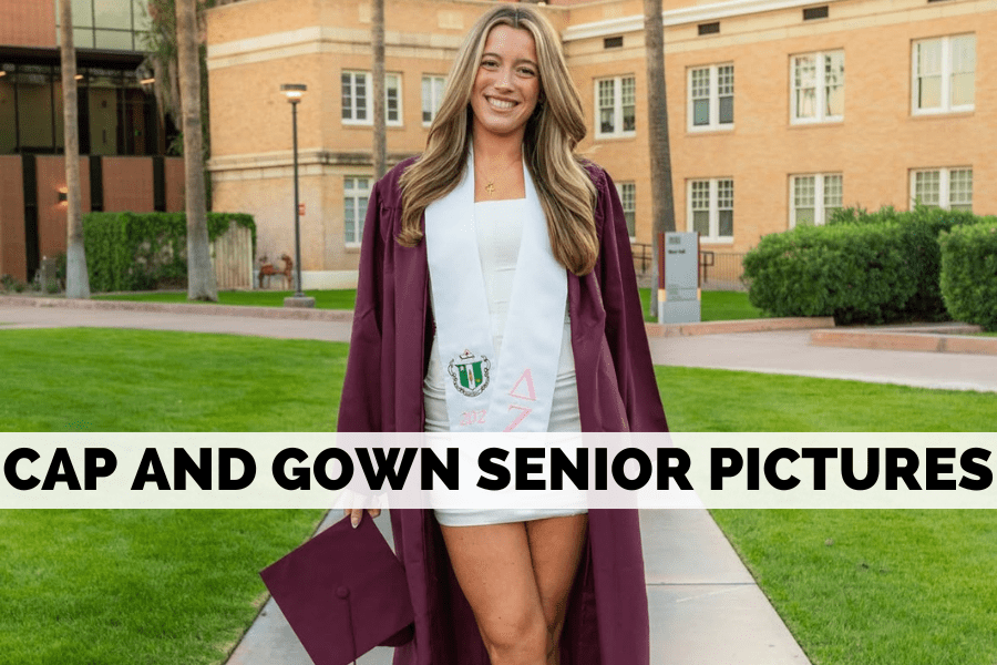 cap and gown senior pictures