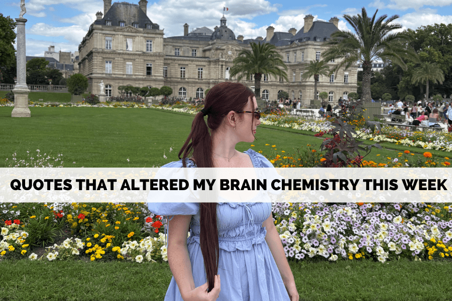 quotes that altered my brain chemistry this week